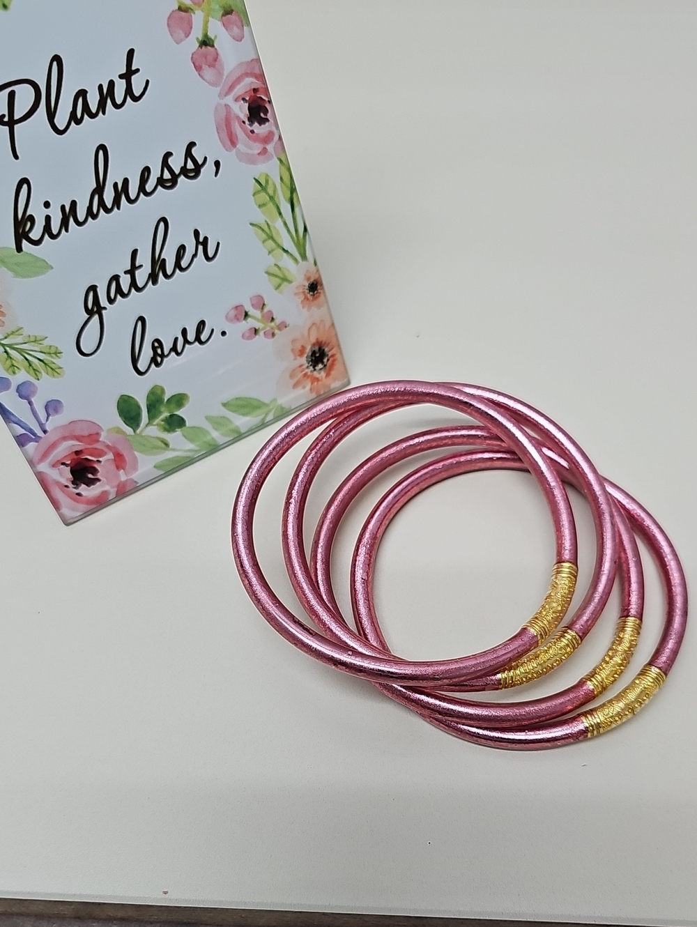 All Weather Womens Bracelets. Color Rose (Not Budhagirls)